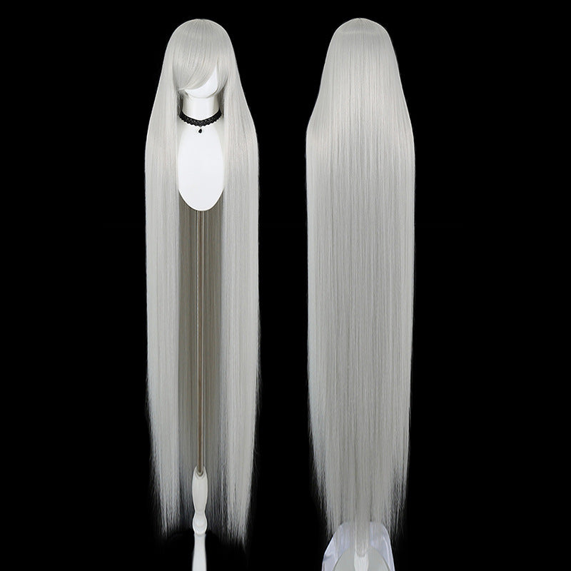 Five Corn Stigma Universal Curly Hair Bangs Optional Colorful Long Straight Wig