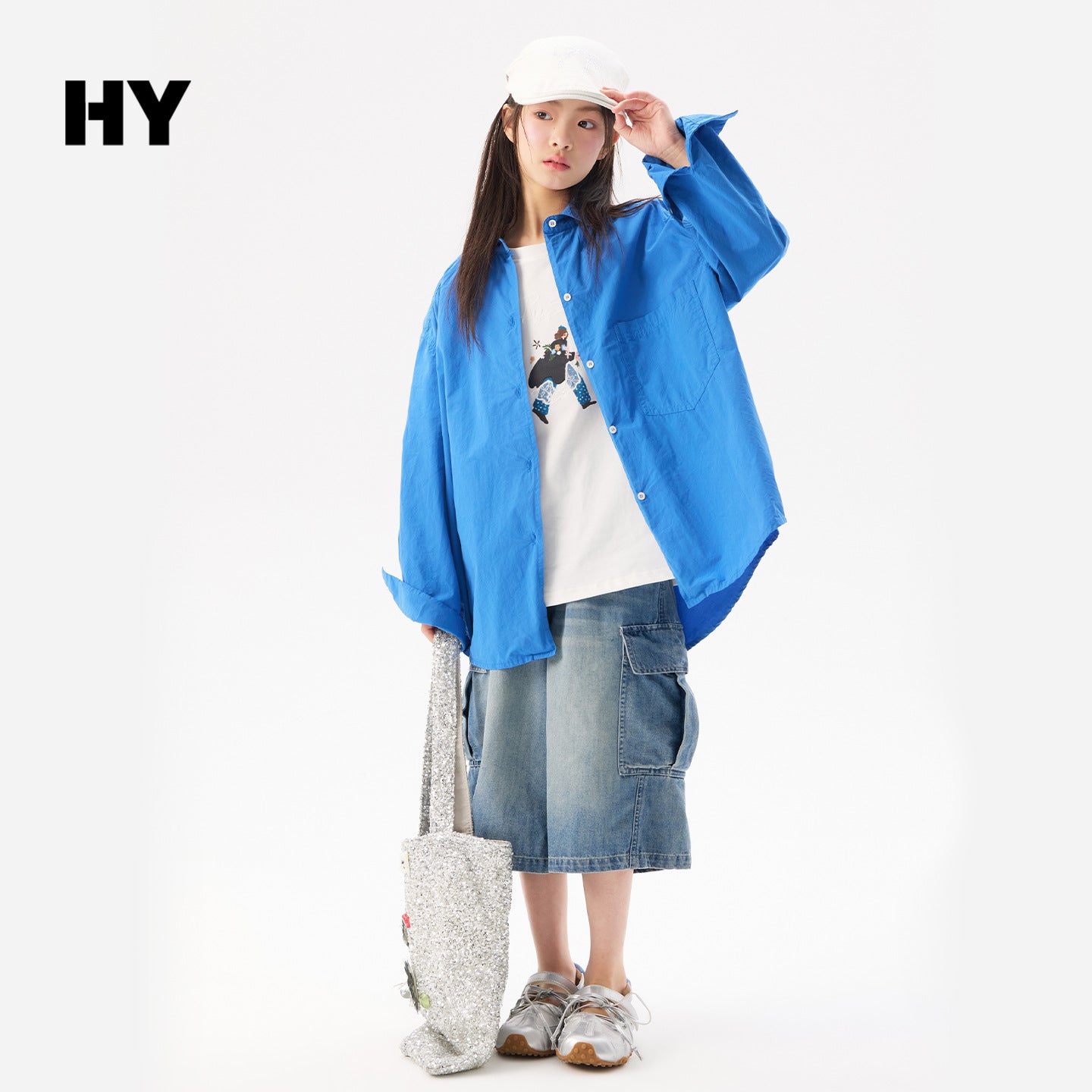 Children's Clothing Spring Wear Outer Boys Tops Small Teen Children's Shirt