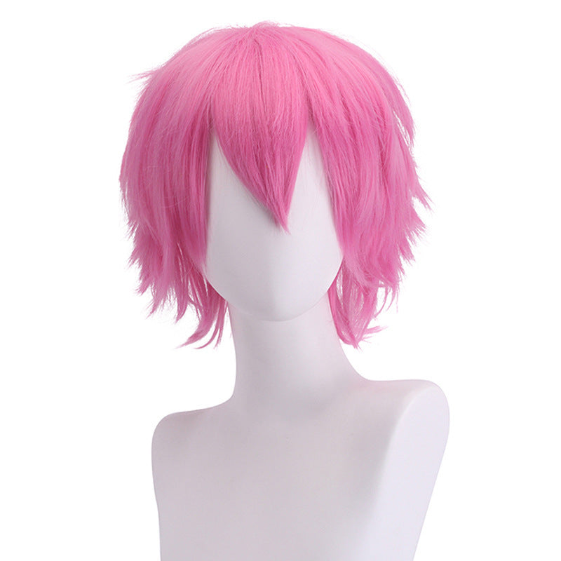 Men's Main Less Short Hair Color Universal Cos Wig