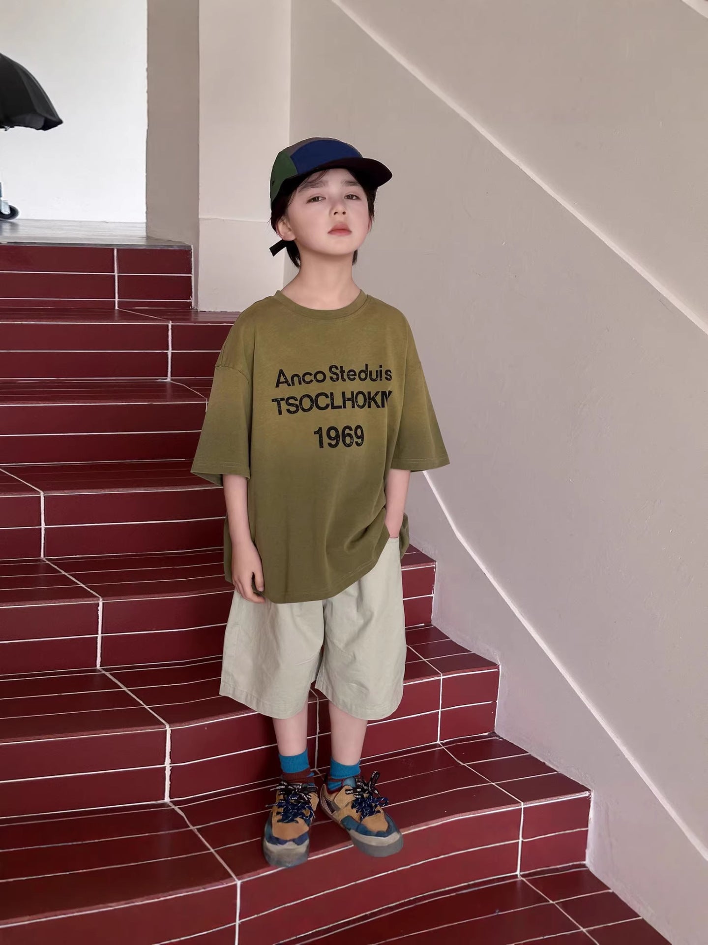 Children's Summer Cotton Casual Tops Trendy Cool Half-sleeved Clothing Children's T-shirt