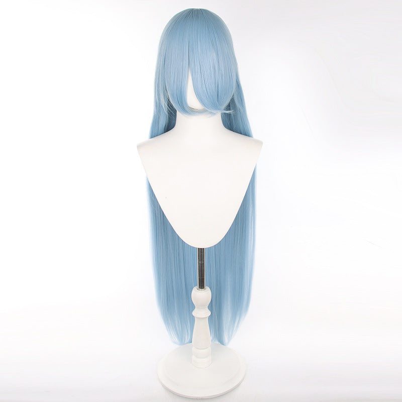 Universal Anime Long Straight Hair Mao Style Fiber Cos Wig