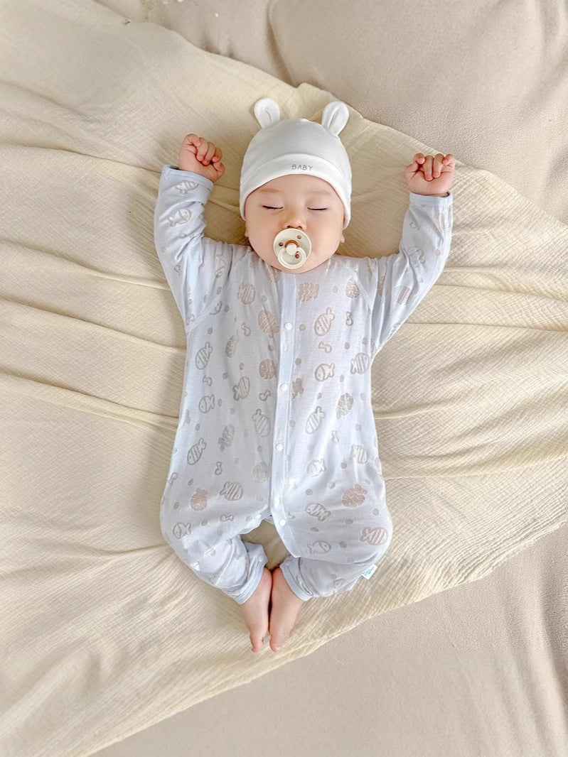 Summer Born Clothes Thin One Month Old Jumpsuit, Climbing Suit