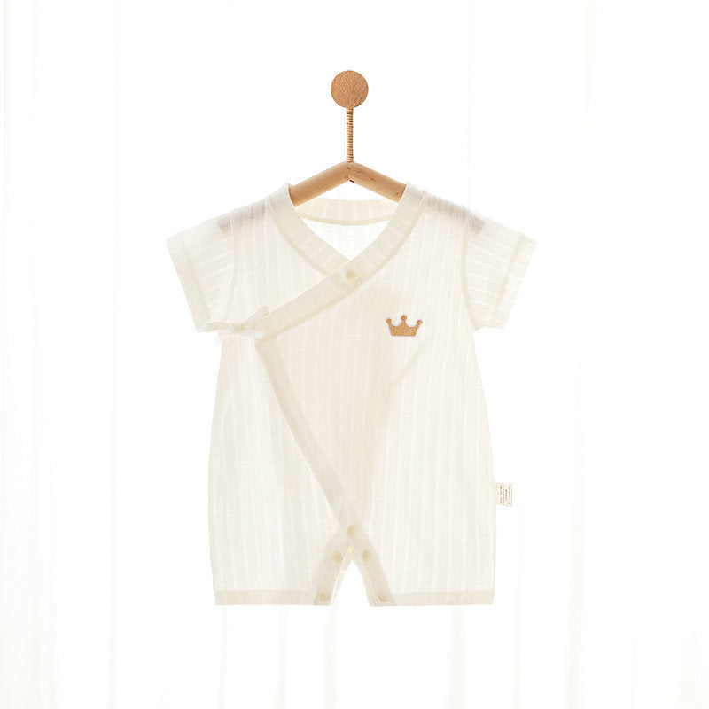 Summer Wear Jumpsuits Half Sleeve Born Clothes Gown Jumpsuit, Climbing Suit
