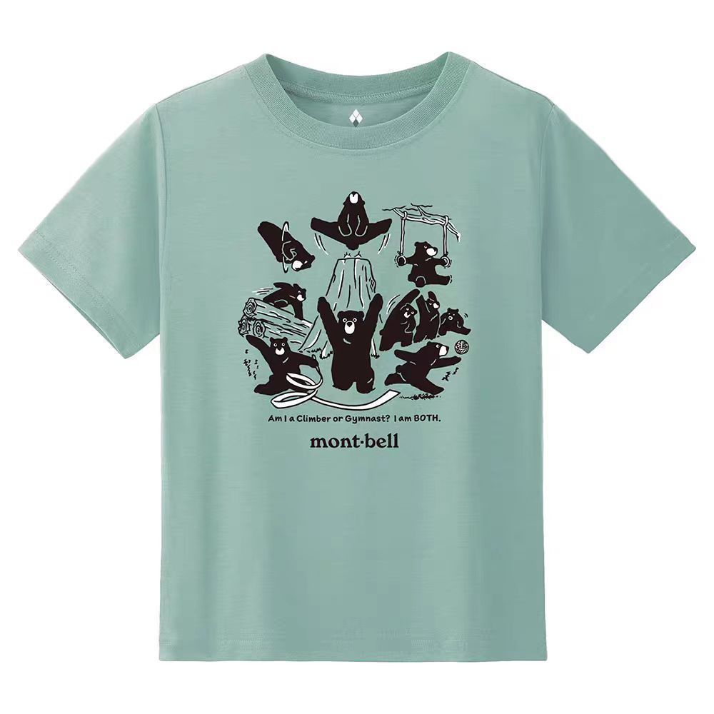 Children's Style Clothing Printed Short Sleeve Sweat Uptake Boys Outdoor Children's T-shirt