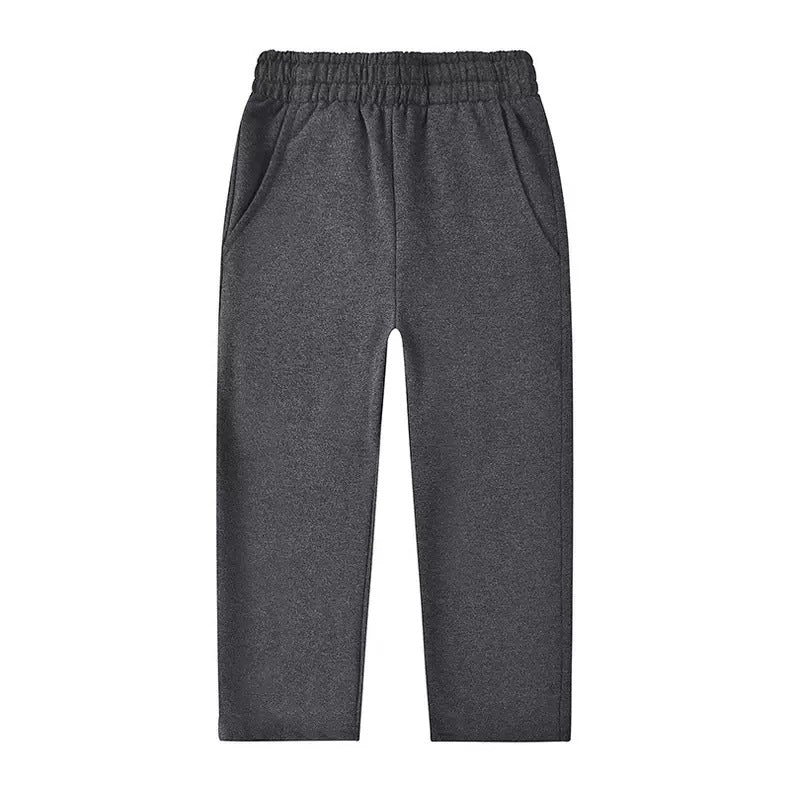 Children's Elementary School Navy Blue Sports Young Older Boys Straight Loose Children's Pants