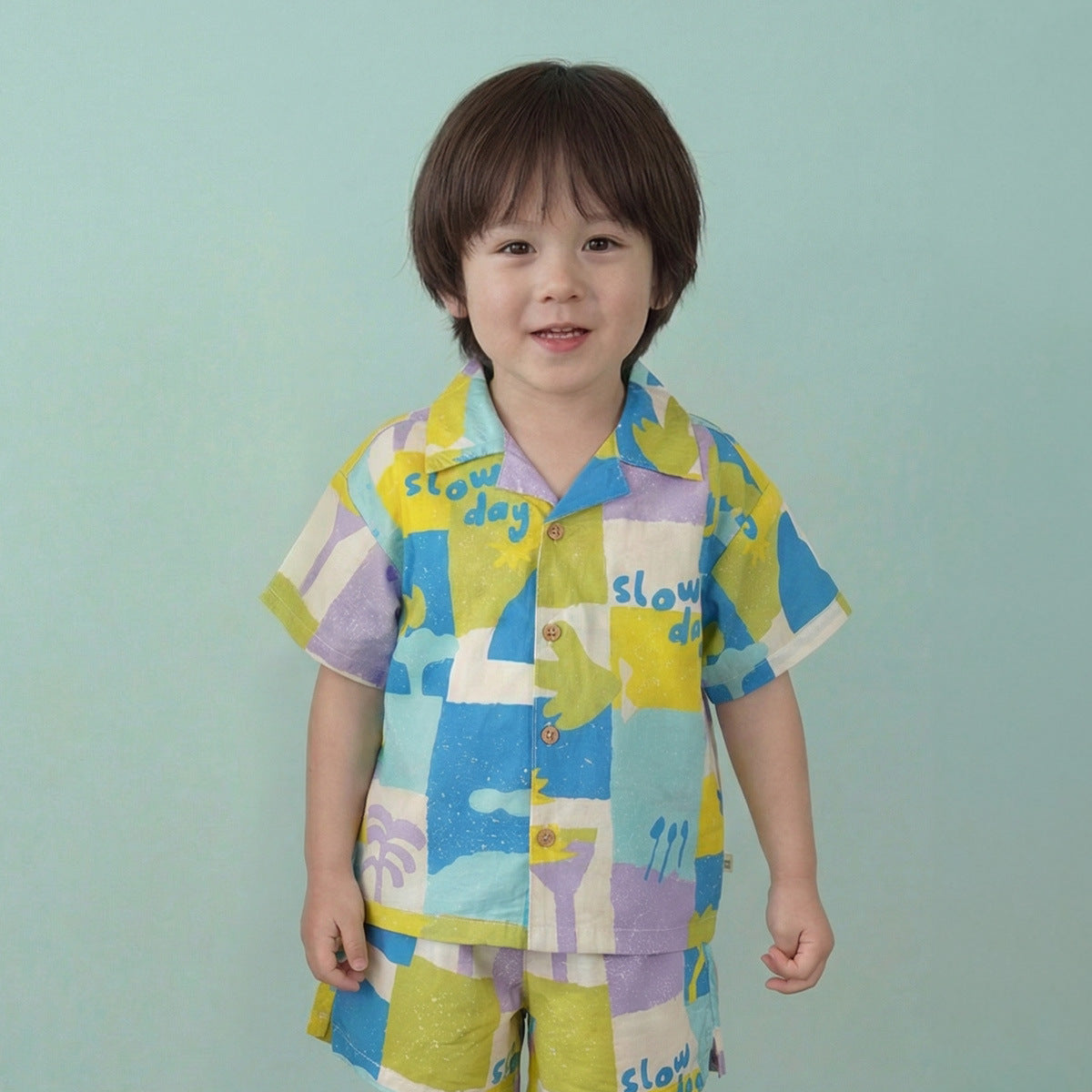Durable Children's Top Cotton Short-sleeved Shirt Children's T-shirt