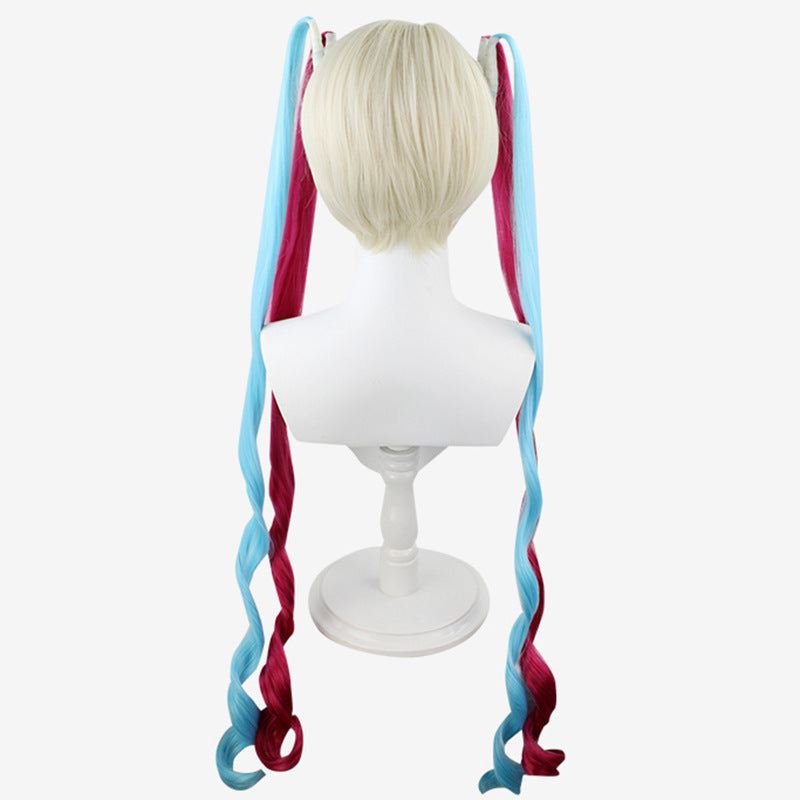 On Sugar Sauce Double Ponytail Silicone Cos Wig