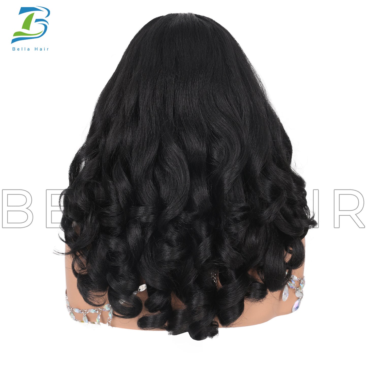 Female Jacques Silk Big Wave Head Wig Long Curls