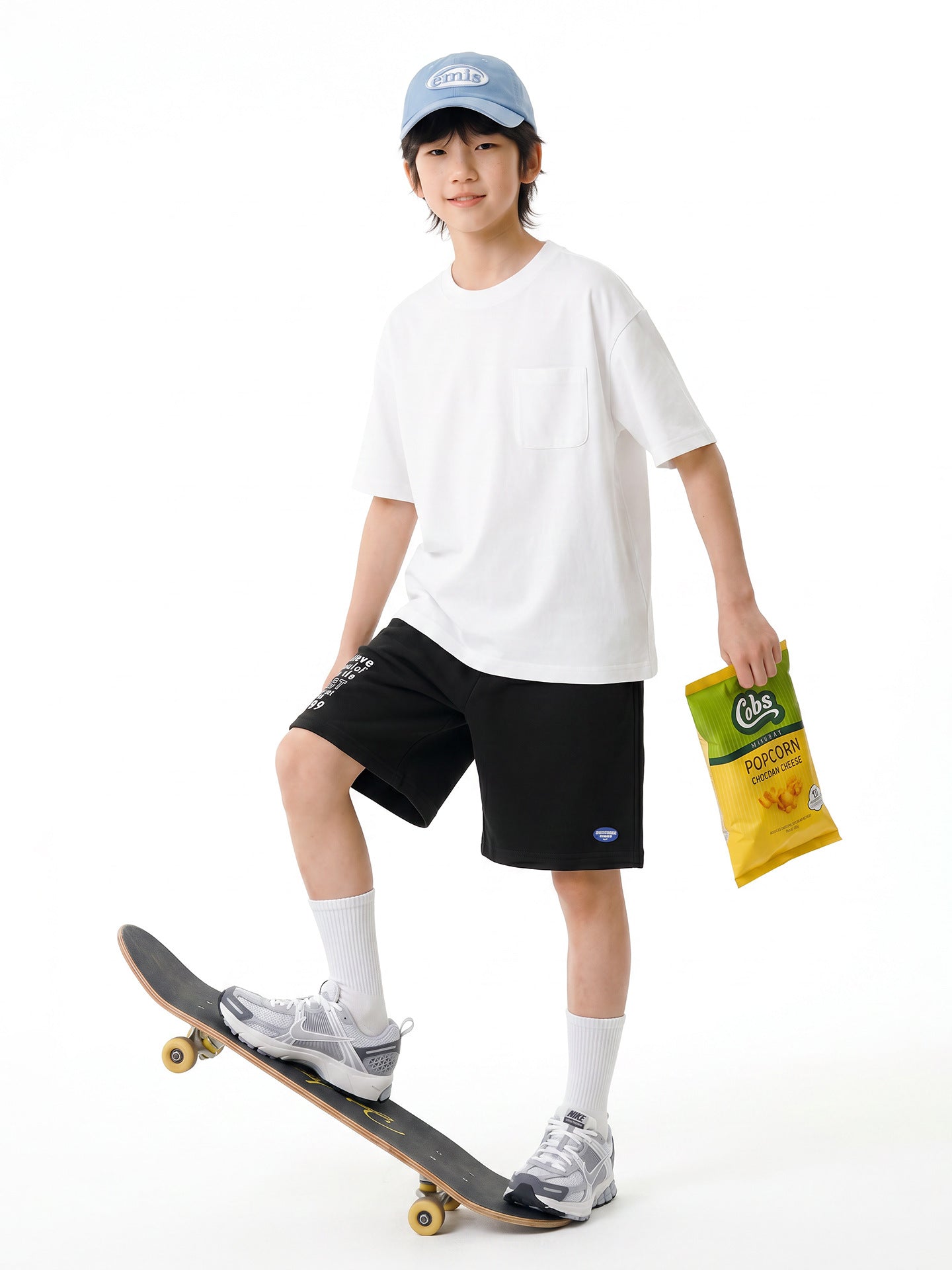 Children's Clothing Summer Dopamine Boys Cool Feeling Solid Color Short Sleeve Children's T-shirt