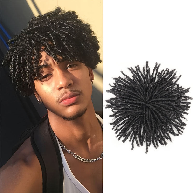 Tube Qu Black Direct Card Head Top Hip Hop Style Wig