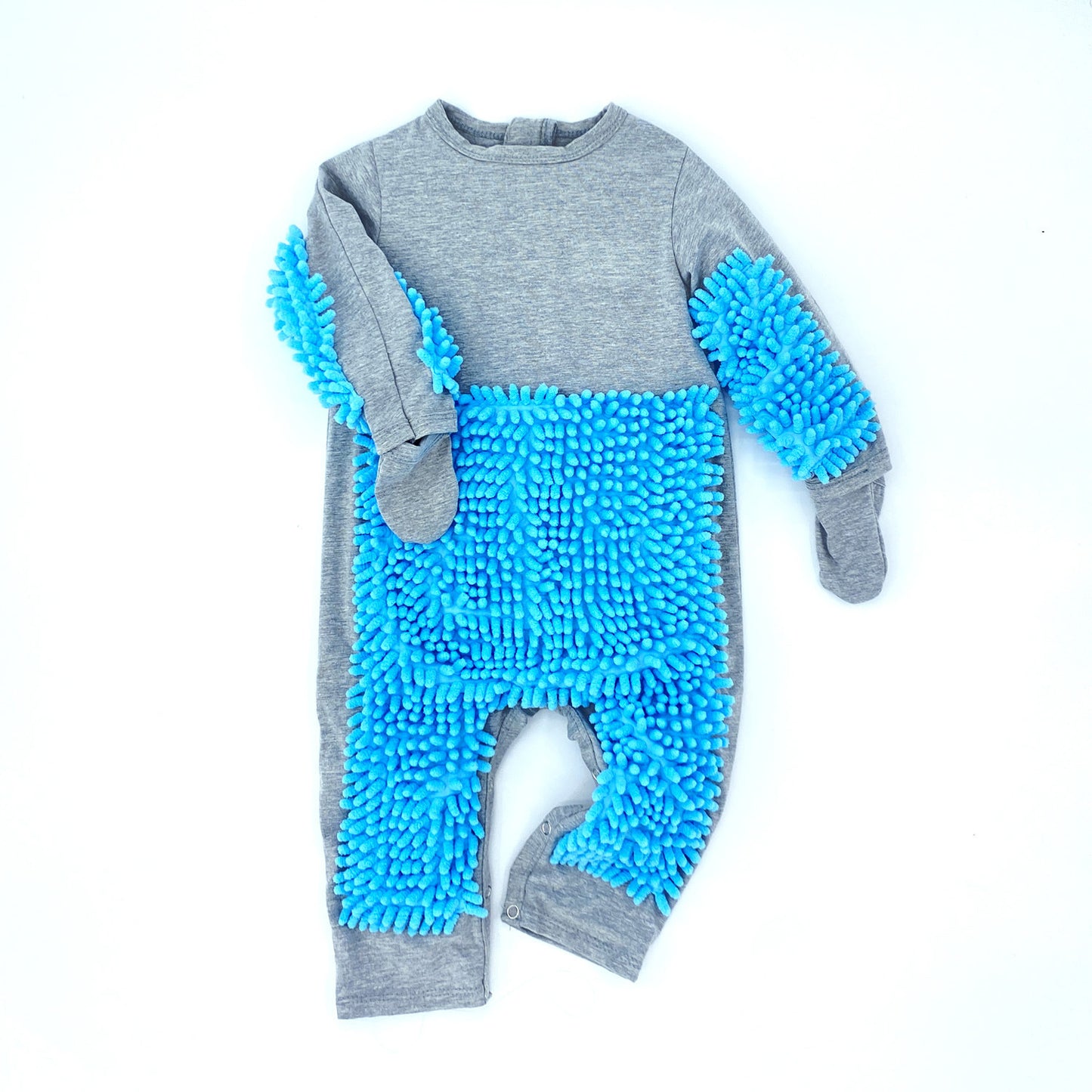 Mop Man Crawling Jumpsuit Zipper Overclothes Jumpsuit, Climbing Suit