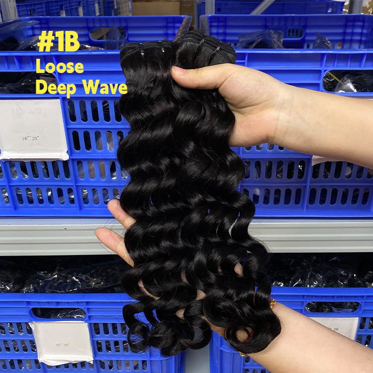 Real Human Hair Extension Bone Straight Wig