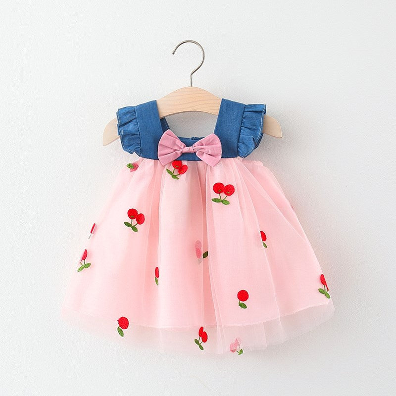 Women's Summer Princess Tulle Tutu Fashion Sundress Children's Dress