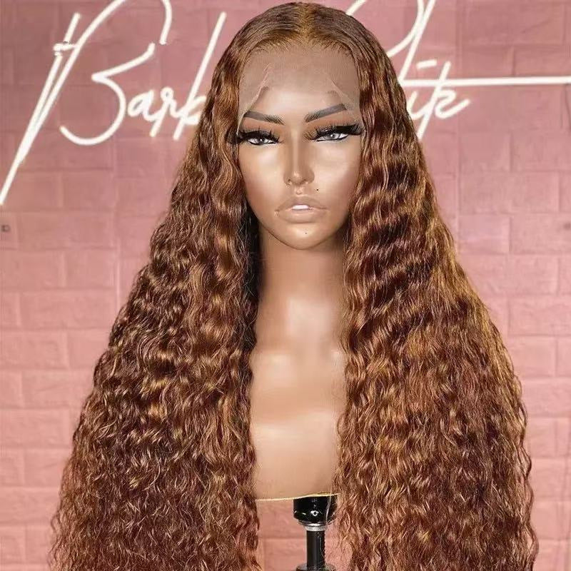 Women's African Wigs With Small Curly Hair Front Lace Head Wig Long Curls