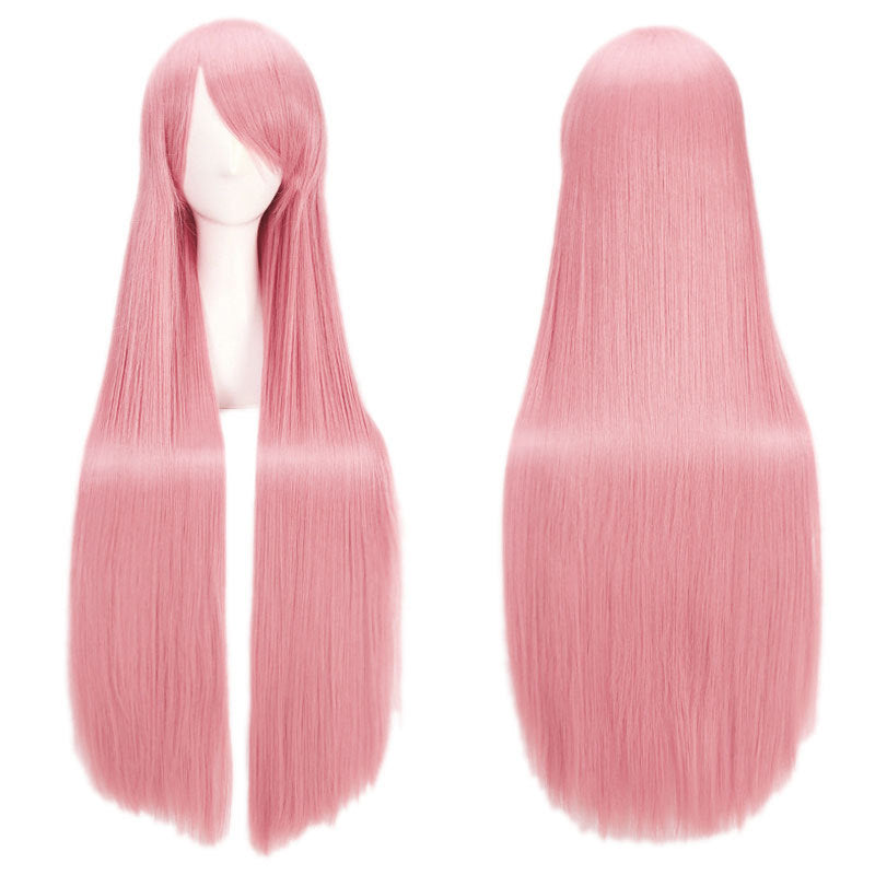 Classic Universal Color Hair Anime Fiber Long Straight Wig