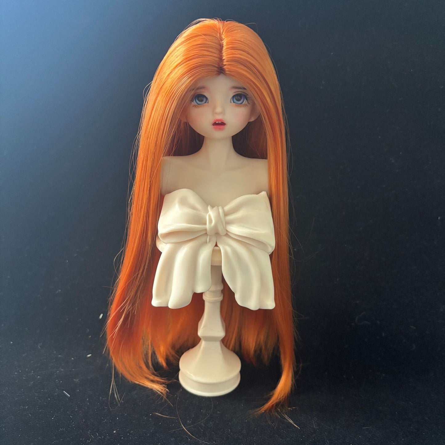 Silk Medium Long Straight Hair Dress Up Cos Wig
