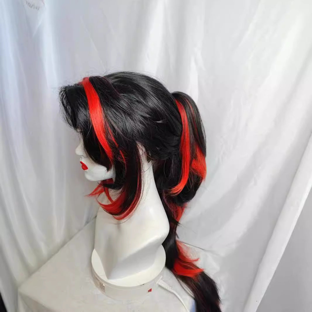 Blade Long Hair Jaws Clamp High Ponytail Cos Wig