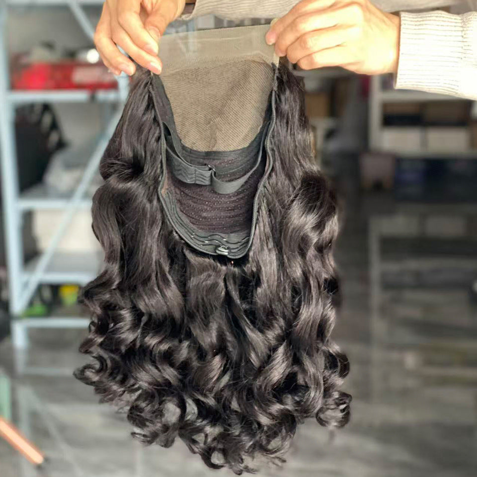 Stylish Comfortable Versatile Cool Lace Human Real Hair Wig