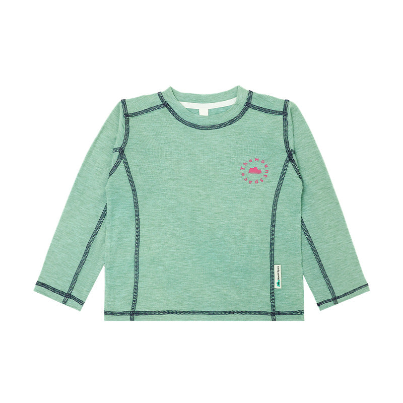 Children's Sweater For Top Medium Big Contrast Color Bright Children's T-shirt