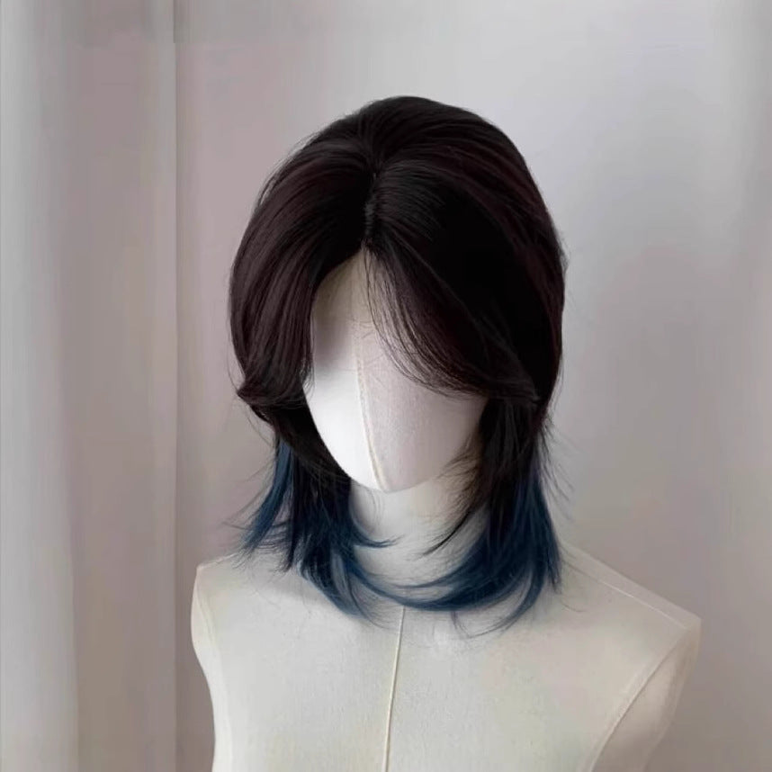 Split Wolf Tail Anchovy Head High Other Wig