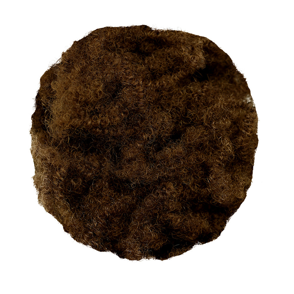 Human Hair Dreadlocks Puffy Silk Pile Wrapping Other Wig