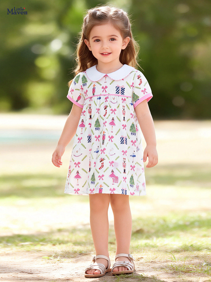 Stylish Children's Skirt Summer Western Style Children's Dress