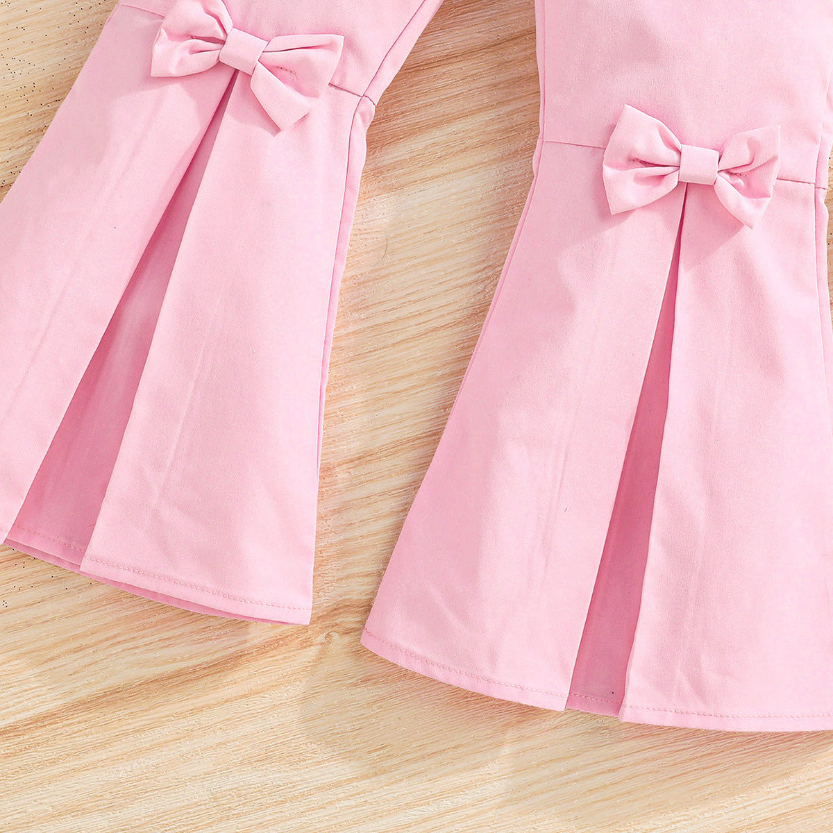 Autumn Long Sleeve Butterfly Bell-bottom Pants Double Breasted Children's Suit