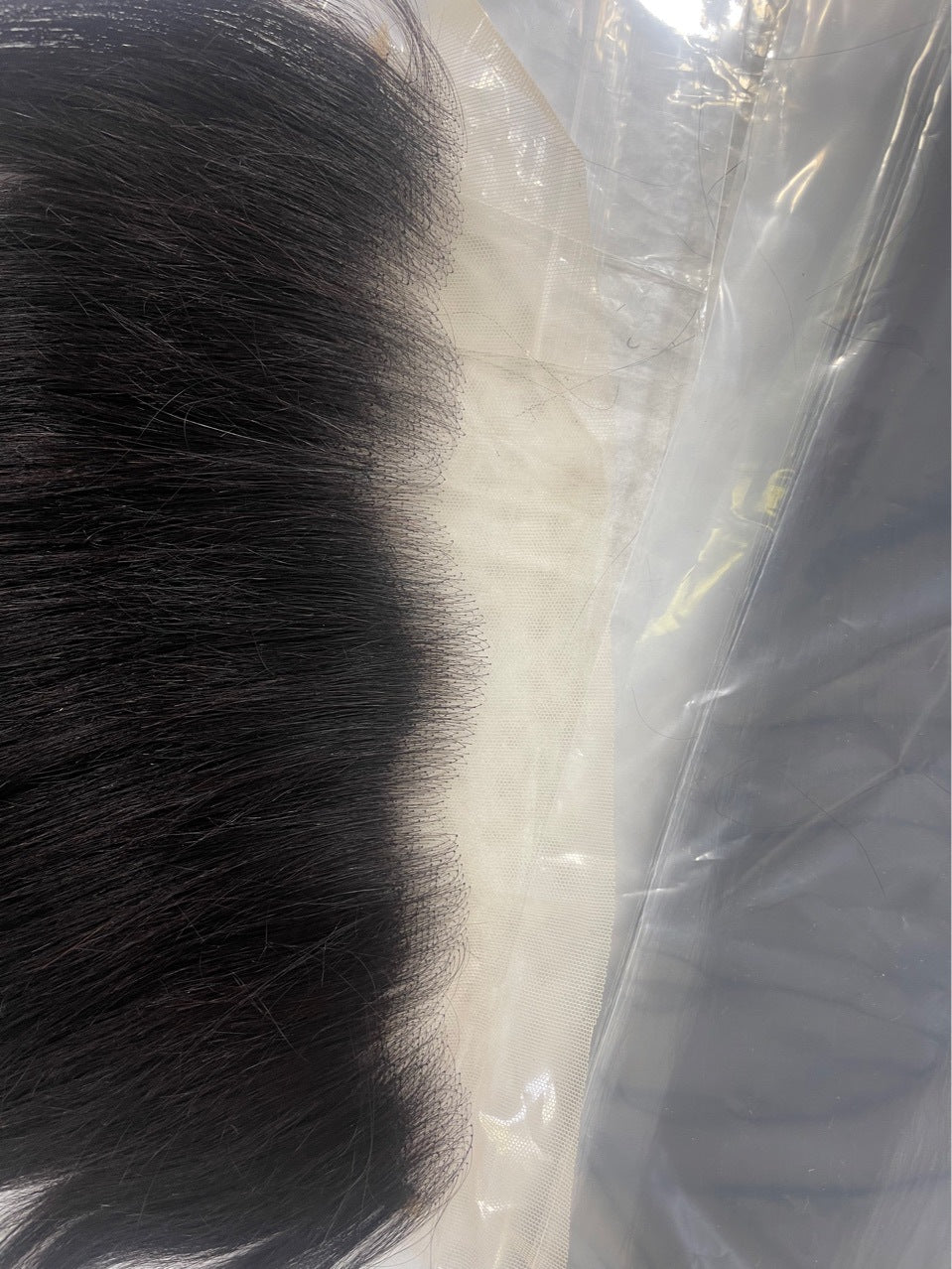 North Korea Format Medium Brown Network Real Hair Wig