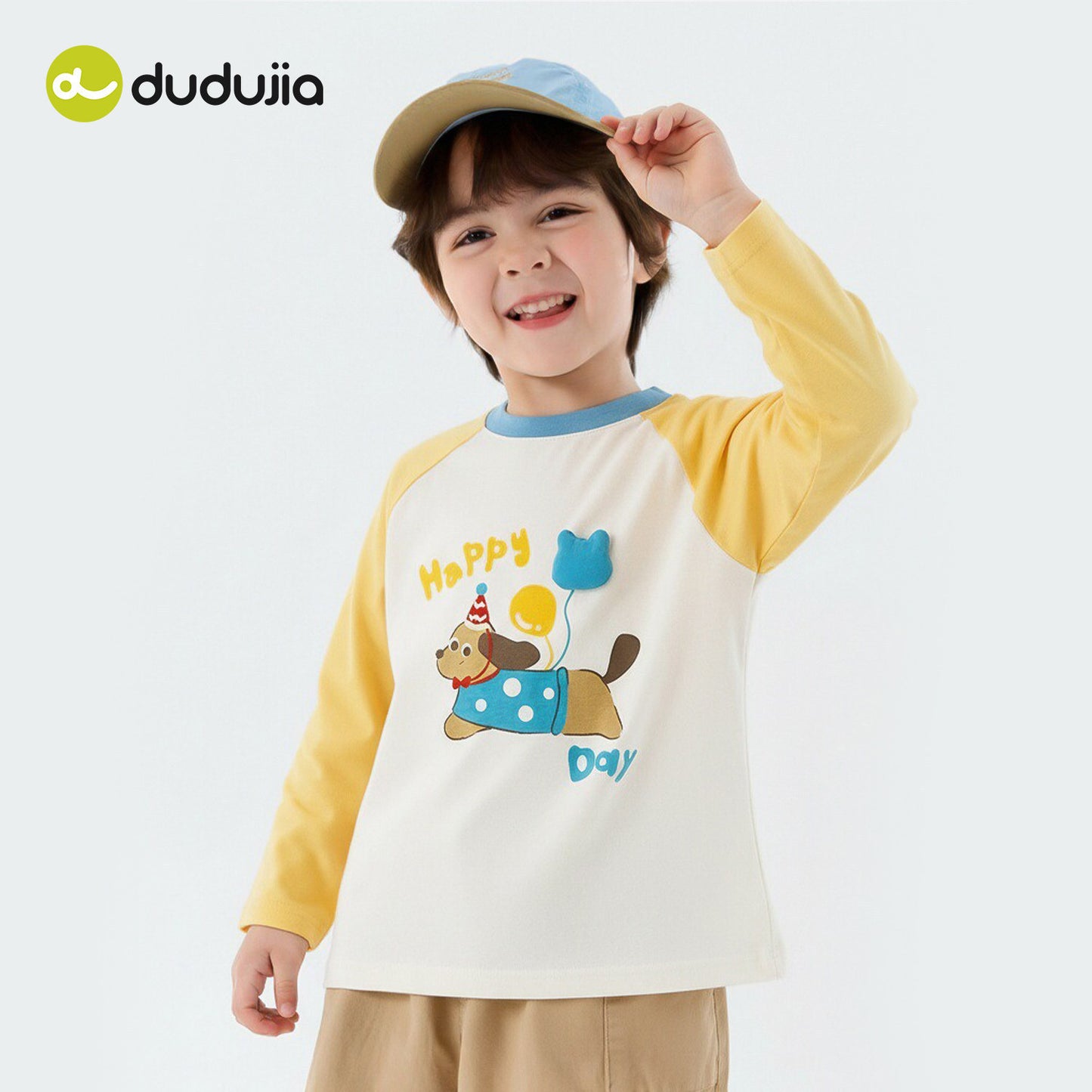 Children's Cute Cartoon Collection Spring Long Sleeve Children's T-shirt