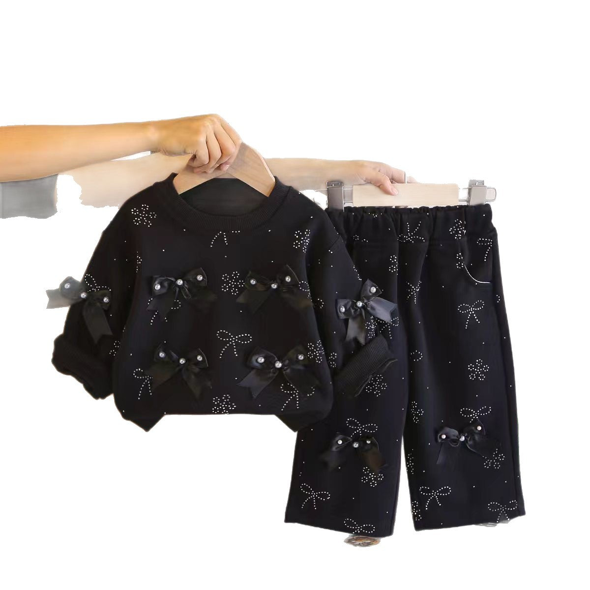 Spring Suits Western Style Fashionable Bow Children's Suit