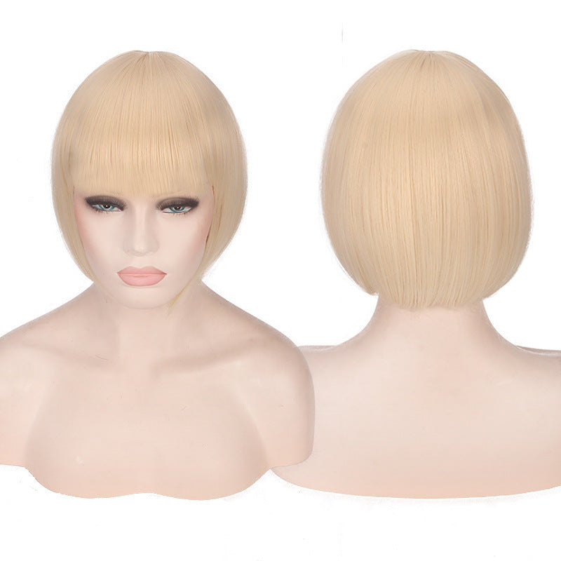 Women's Daily Color Sheath Short Shoulder Straight Cos Wig