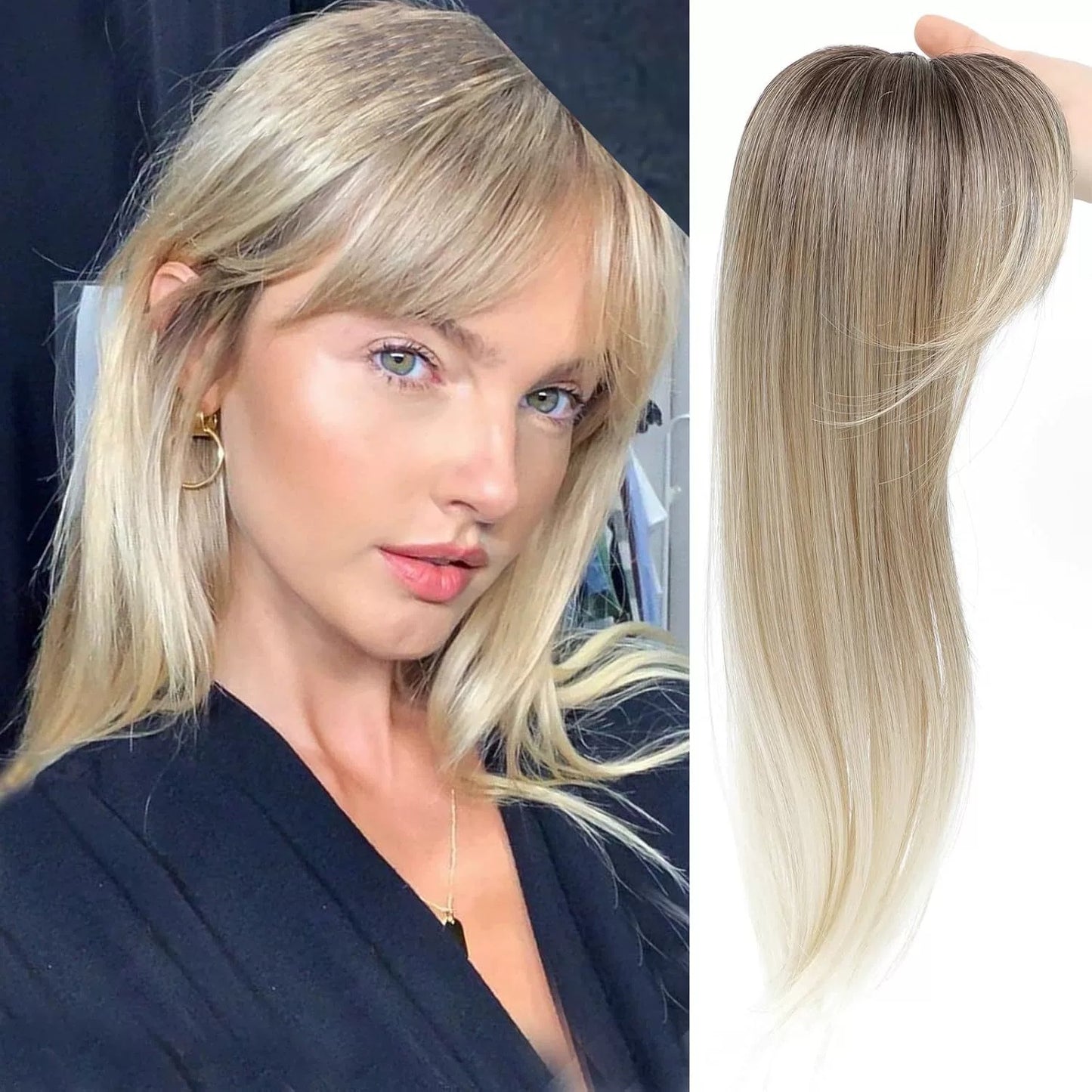 Hair Natural Simulation Head Supplementing Piece Invisible Seamless Pack Other Wig