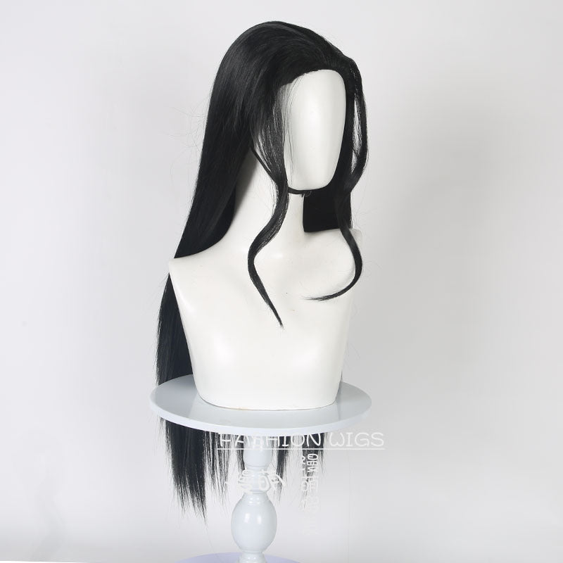 Nico Robin Big Back Head Black Long Cos Wig