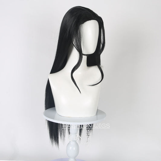Nico Robin Big Back Head Black Long Cos Wig