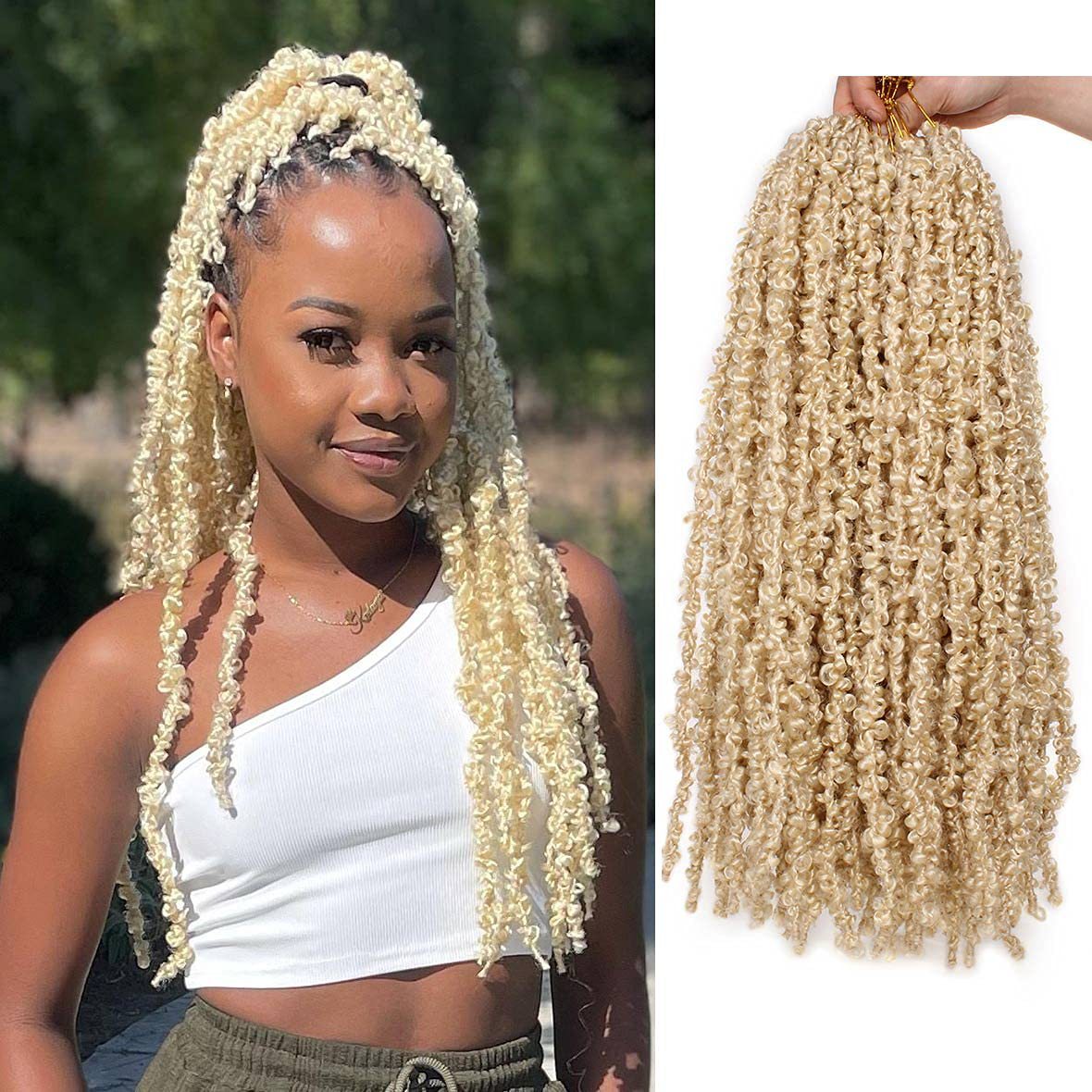 African Dreadlocks Hair Extensions Butterfly Crochet Long Straight Wig
