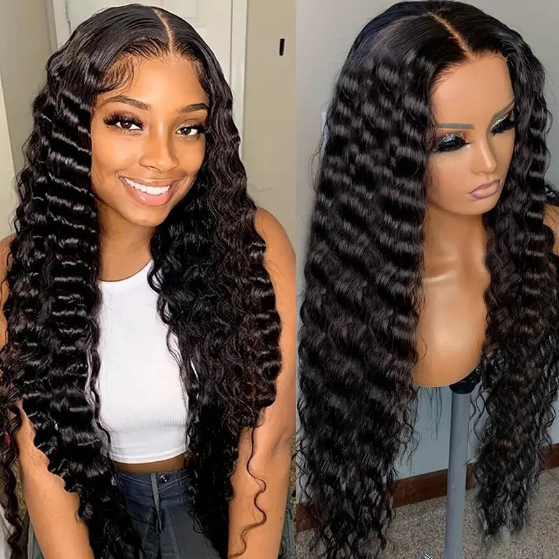 Fashion Water Ripple Small Roll African Wig Long Curls
