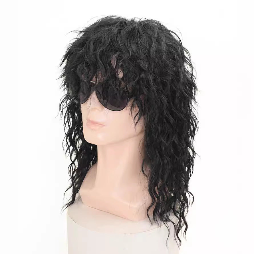Men's Rock Messy Chemical Fiber Festival Party Cos Wig