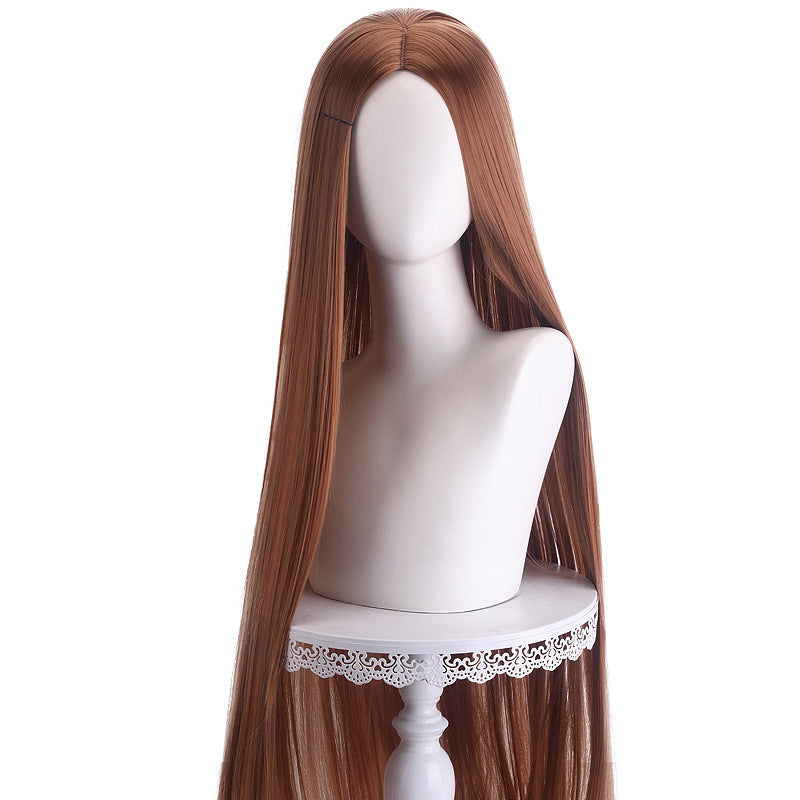 Pretty New Universal Long Straight Hair Cos Wig