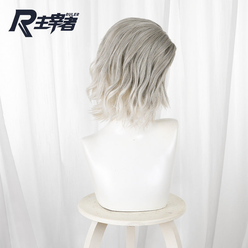 Resident Evil Requiem Grace Platinum Color Gradient Side Cos Wig