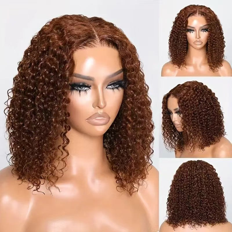 Graceful Attractive Glamorous Deep Wave Raw Wig Long Curls