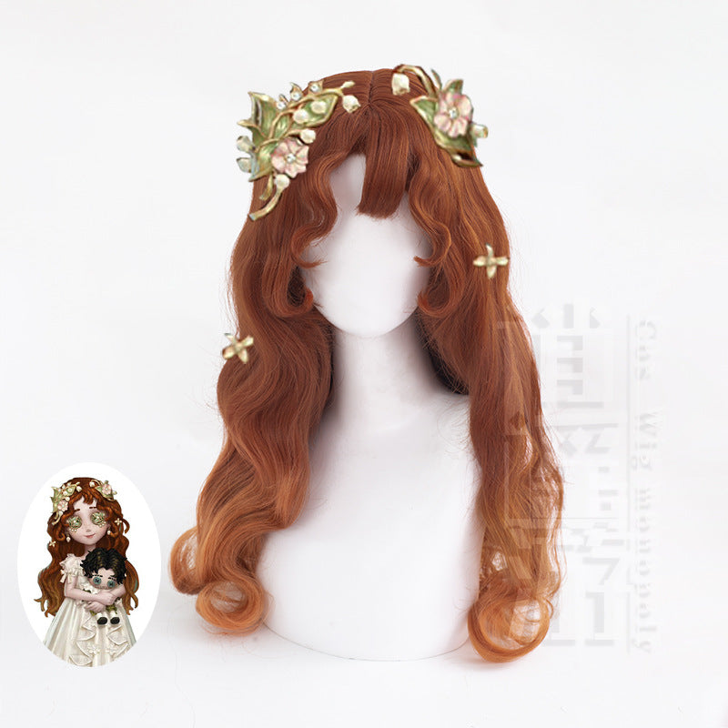 Travel Identity V Little Carved Artificial Human Scalp Micro Cos Wig