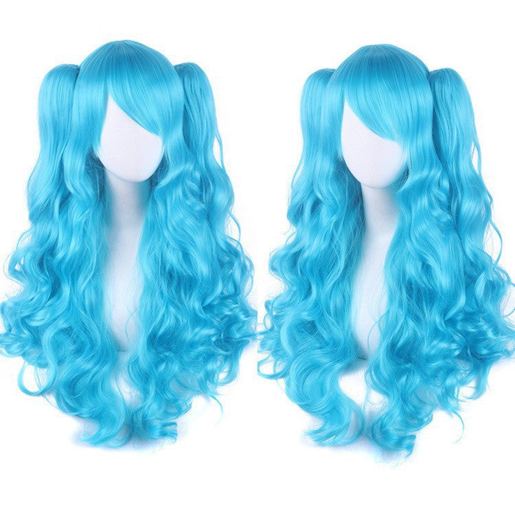 Anime Lolita Jaws Clamp Pair Ponytail Sheath Cos Wig