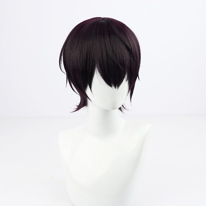 Man Rainbow Club Anchor Sword With Knife Also Simulation Scalp Cos Wig
