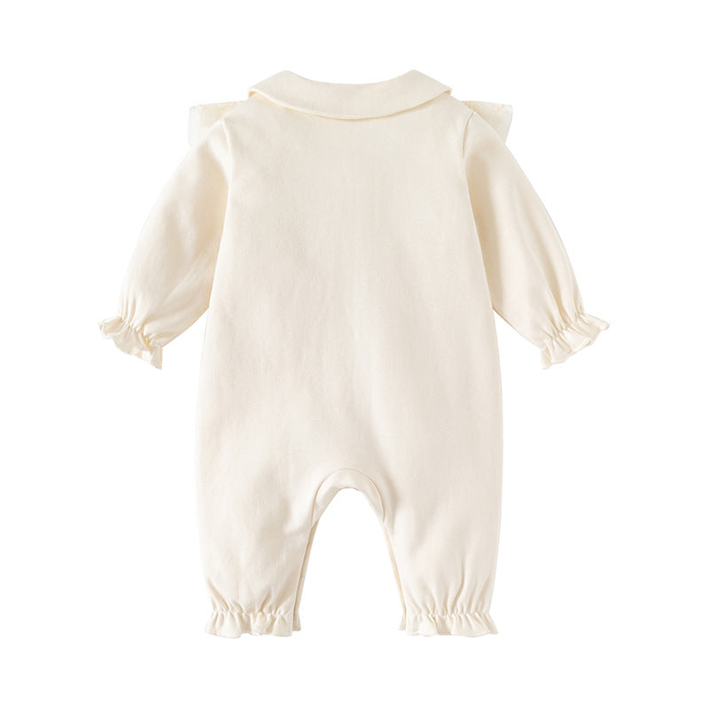 For Babies Autumn Clothing Full Moon Year Jumpsuit Princess Jumpsuit, Climbing Suit