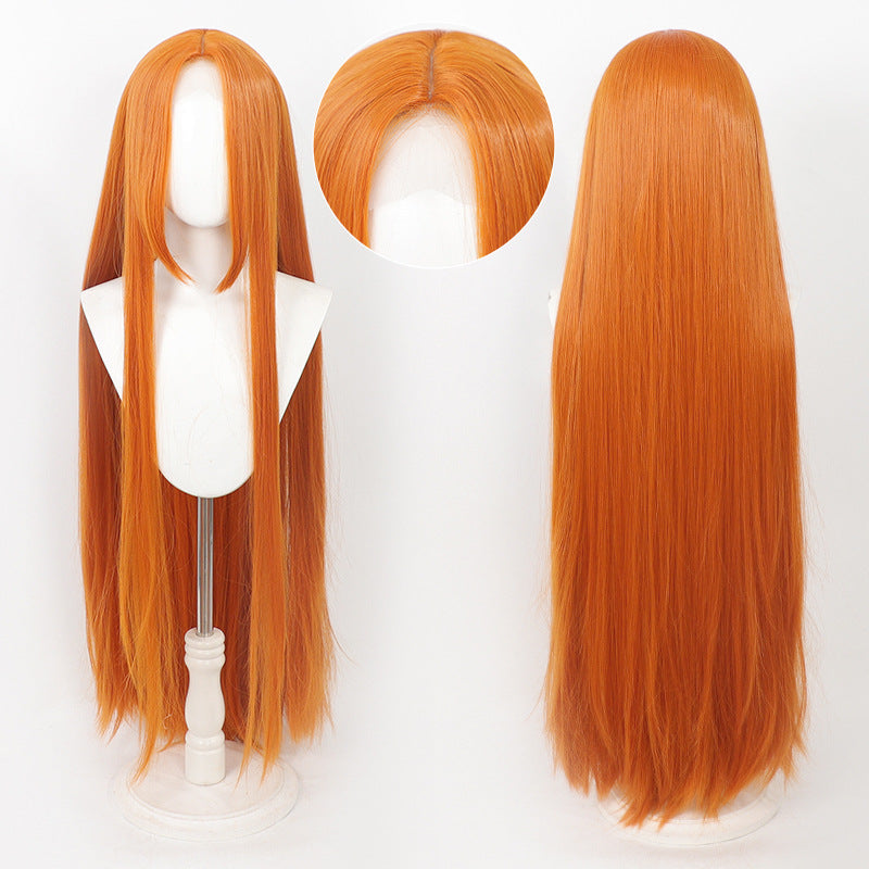Universal Hand Crocheting Forehead Lace Mid-length Cos Wig
