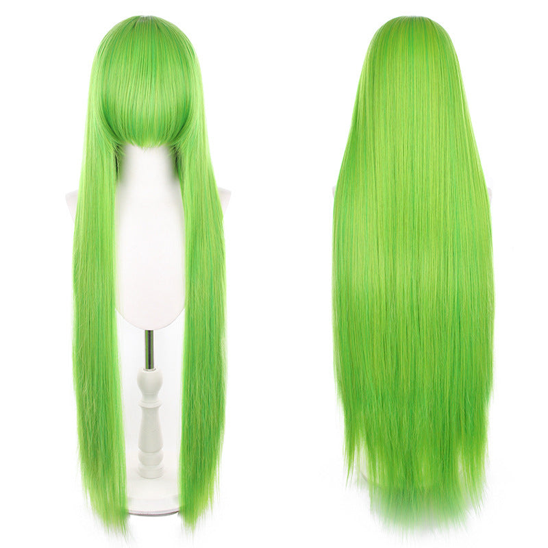 Mao Style Universal Scalp Head Long Bangs Cos Wig