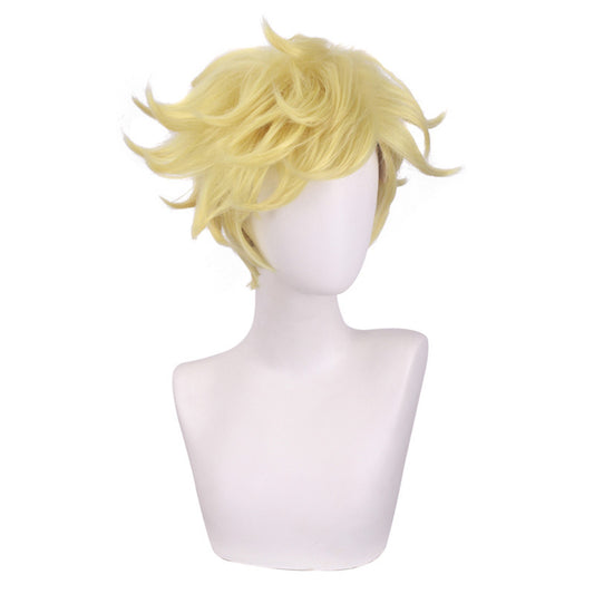 Men's Little Prince Light Golden Short Hair Cos Wig