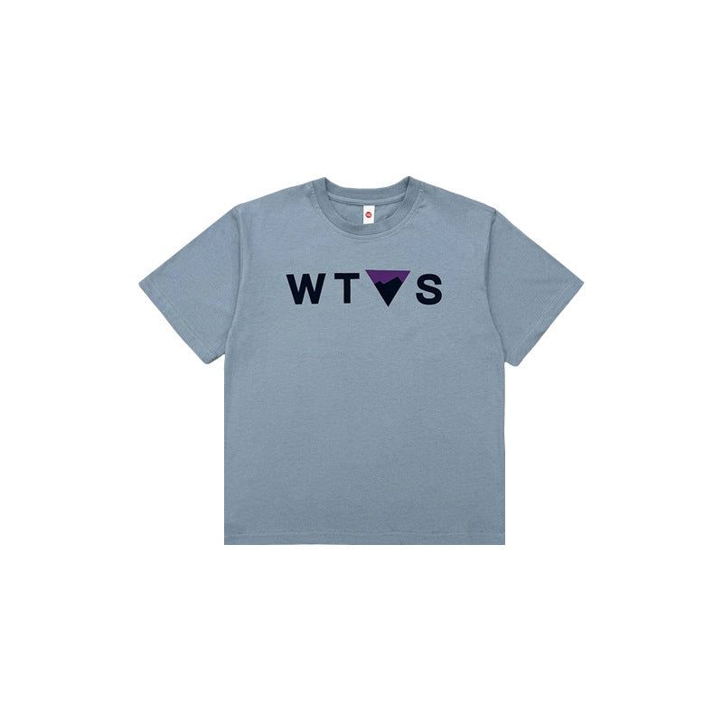 Children's Short-sleeved Summer Outdoor Mountain Round Neck Boy's Soft Cotton Children's T-shirt
