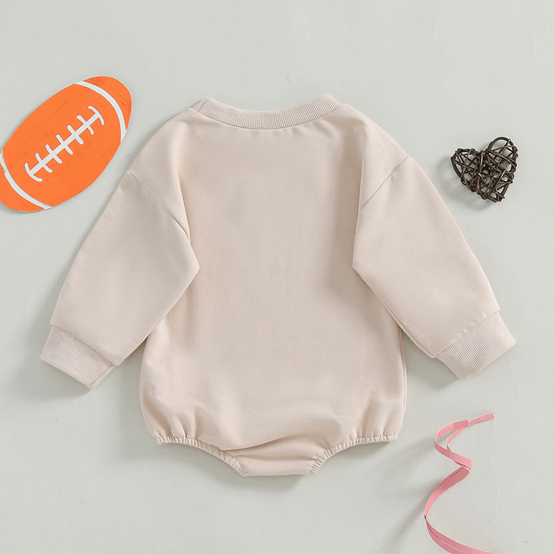 Jumpsuit Month Rompers Butterfly Rugby Embroidered Long Sleeve Jumpsuit, Climbing Suit
