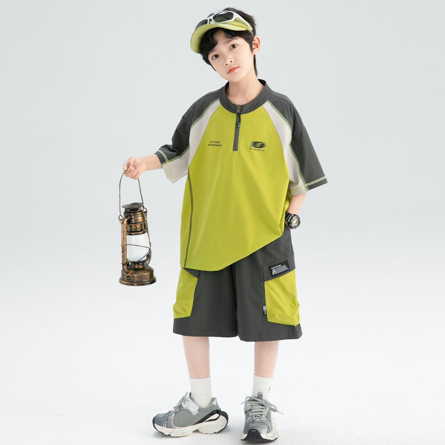 Glamorous Beautiful Slouchy Bear Summer T-shirt Children's Suit